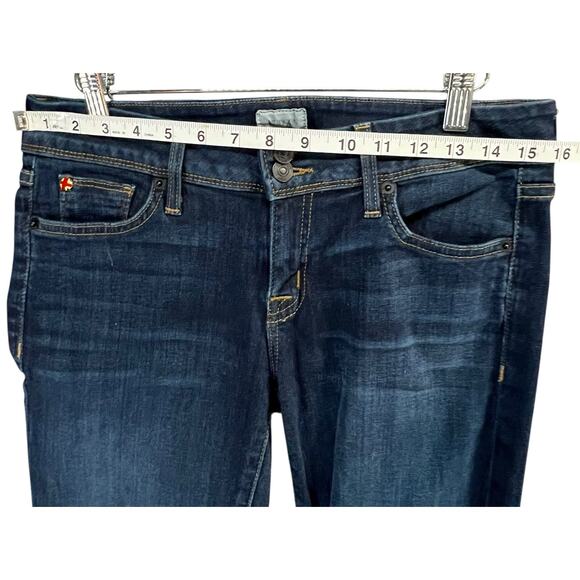 Hudson Ginny Straight Jeans Womens 28 Blue Denim Modern Low Rise USA Stretch - Picture 5 of 16